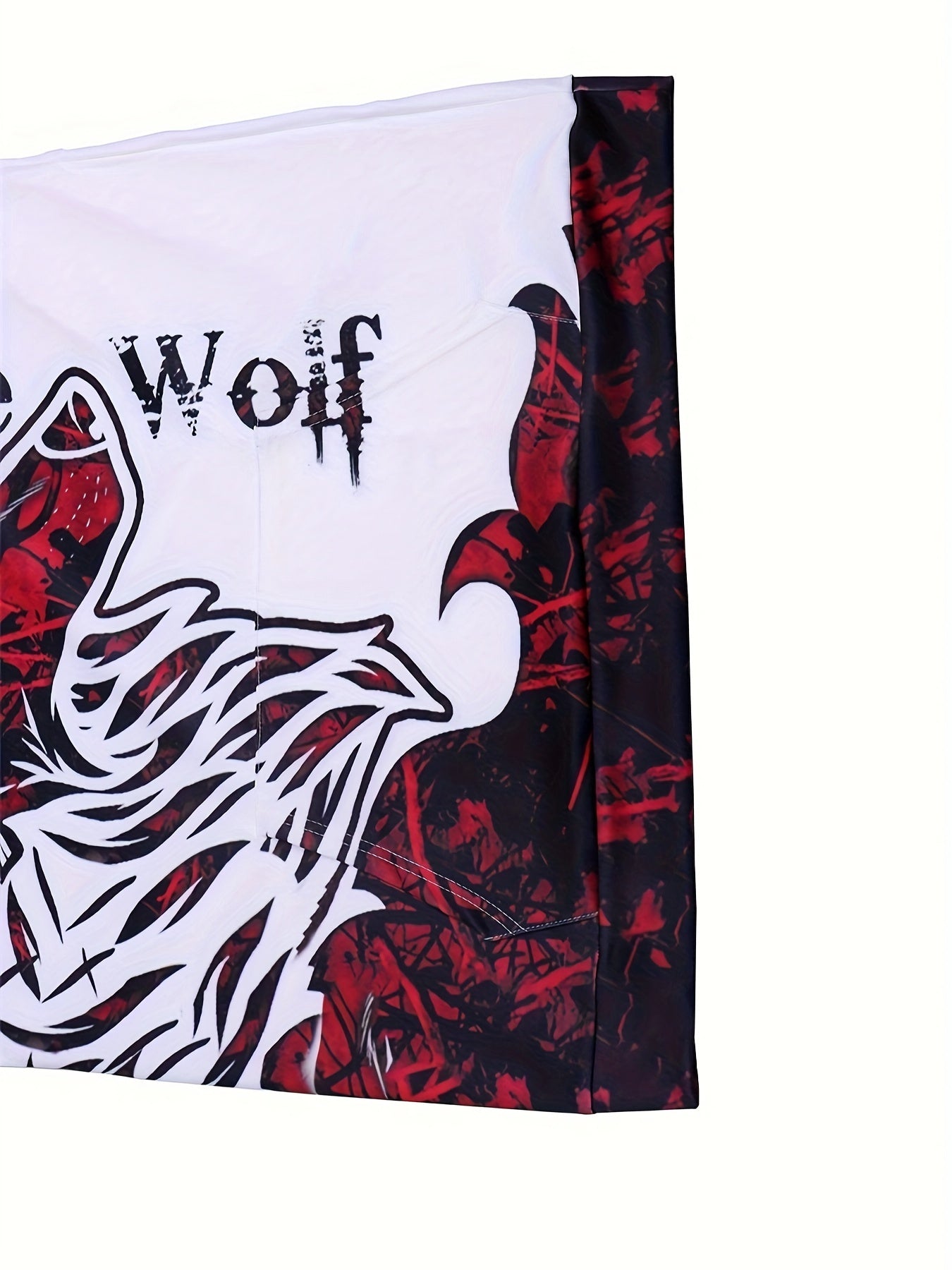 The Wolf Print Hoodie, Cool Hoodies For Men, Men's Casual Graphic Design Pullover Hooded Sweatshirt Streetwear For Winter Fall, As Gifts