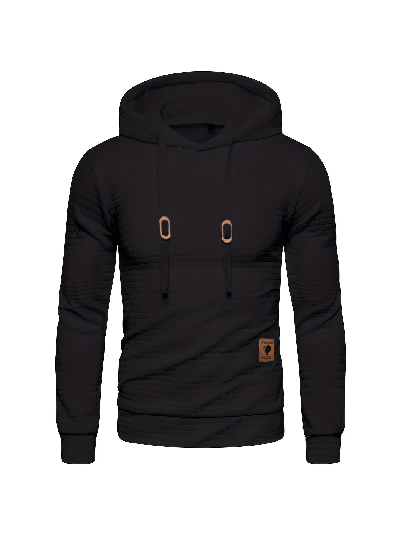 Cozy Waffle Pullover Hoodie - Soft, Breathable, Casual Sweatshirt for Men - Perfect for Spring and Fall, Great Gift Idea