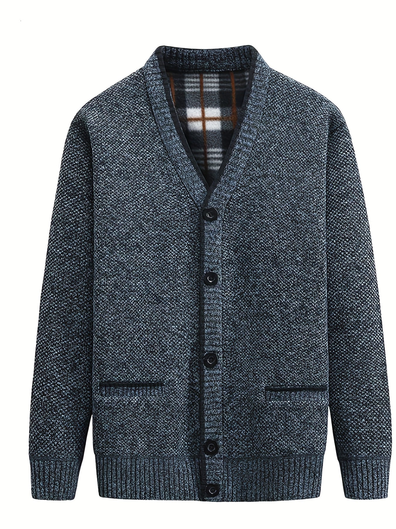 Men's Thicken Knitted Jacket Warm Comfortable Daily Casual Cardigan