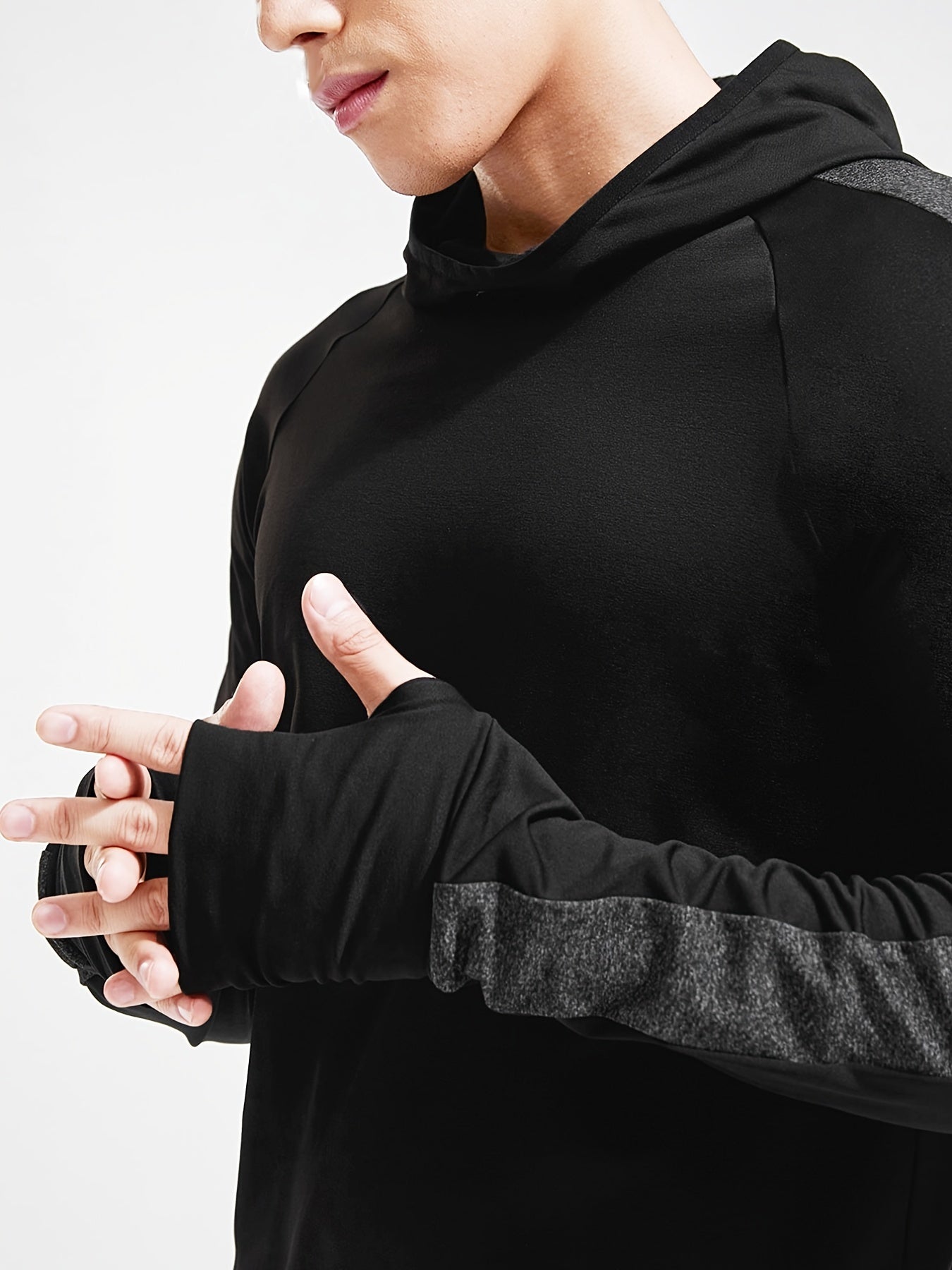 Mens Performance Running Hoodie - Breathable & Quick Dry - Ideal for Jogging, Gym & Outdoor Sports - Lightweight Athleisure Sweatshirt