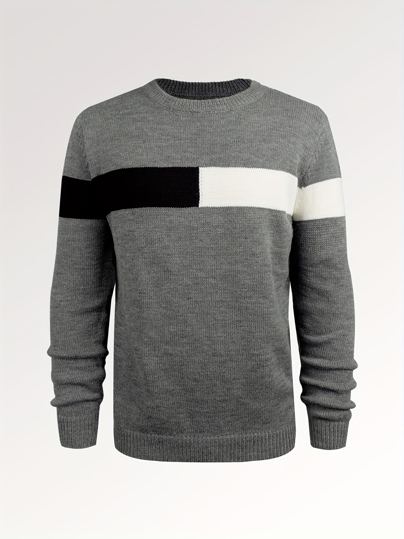 Men's Casual Pullover Knit Soft Sweater (Shirt Not Included)