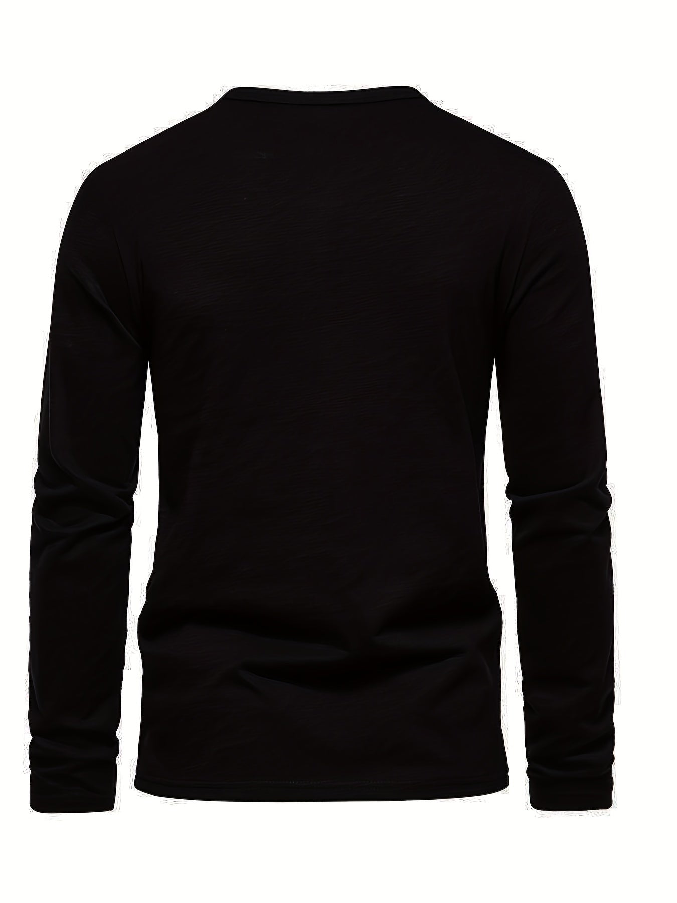 FORUWISH  -  Premium Mens Long Sleeve Henley T-Shirt - Stylish Casual Wear for Spring & Fall - Comfortable & Versatile for Outdoor & Indoor Adventures