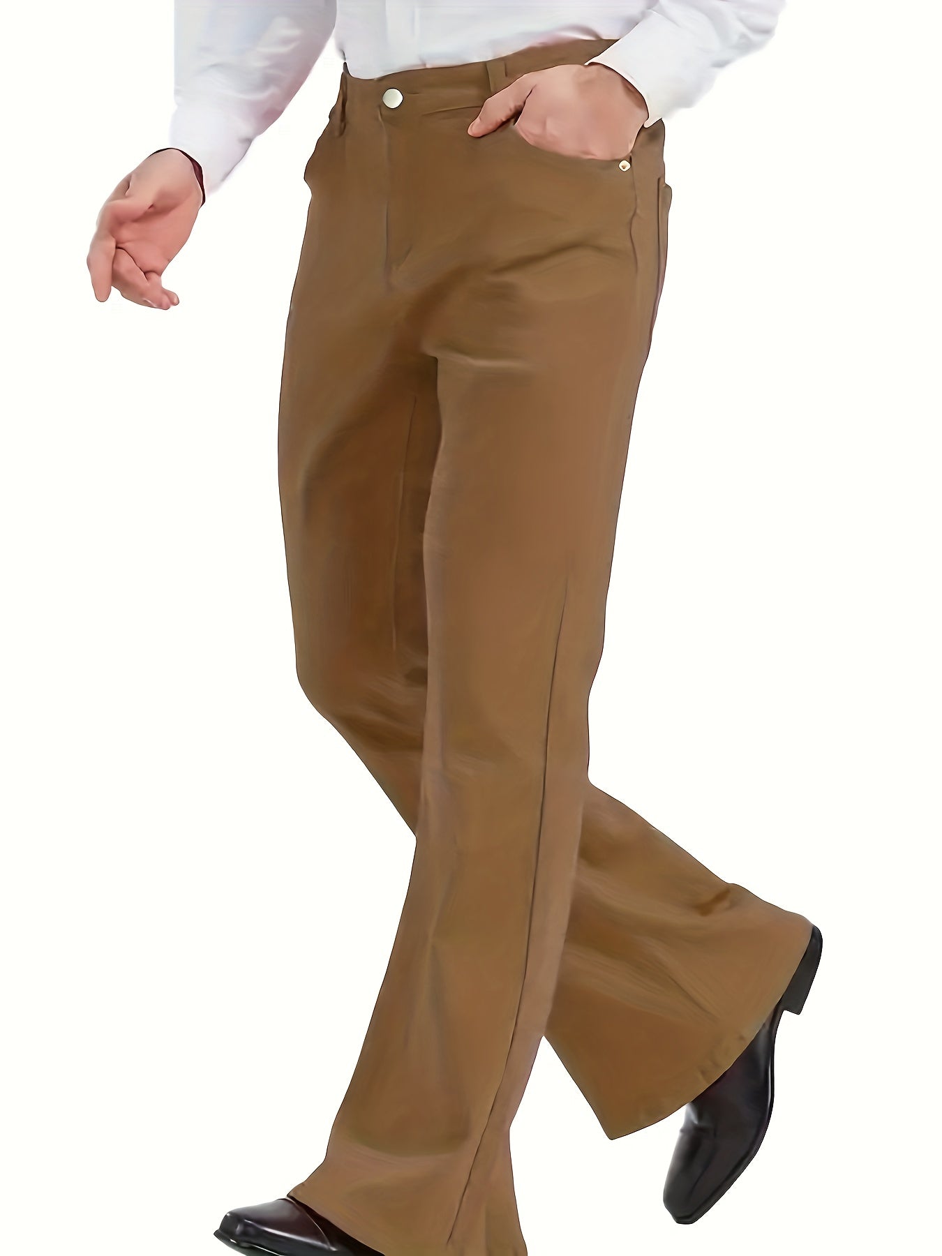 Mens Fashion-Forward Flared Denim Trousers - Street-Chic Style, Versatile All-Occasion Pants - Comfortable Casual Wear