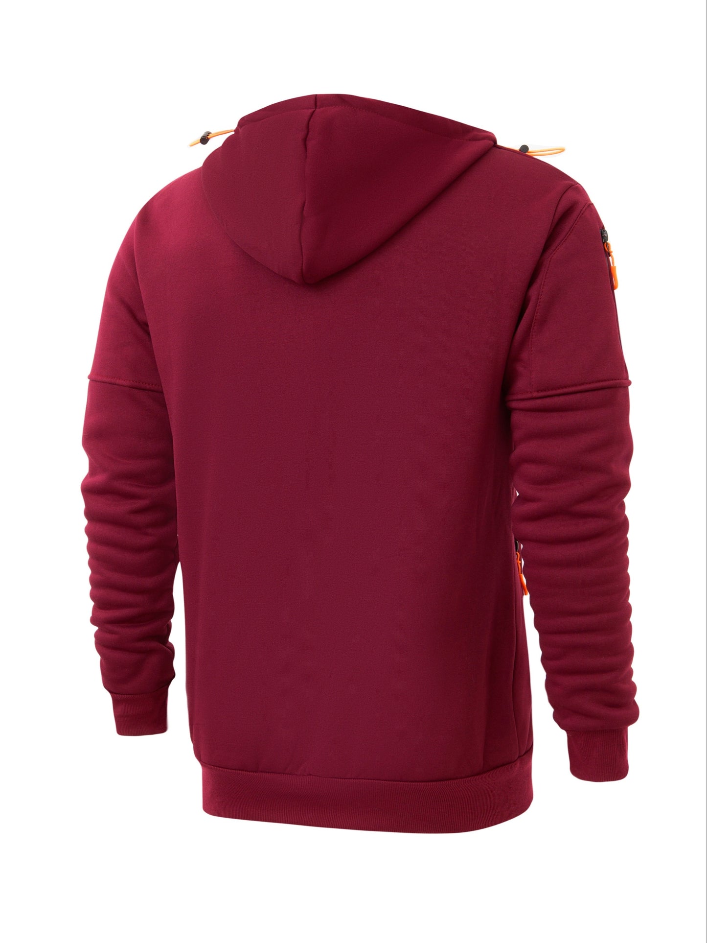 Comfy Zipper Hoodie Jacket for Men - Soft, Loose-Fit, Long Sleeve, Casual Wear - Perfect for Outdoor Activities and Daily Life