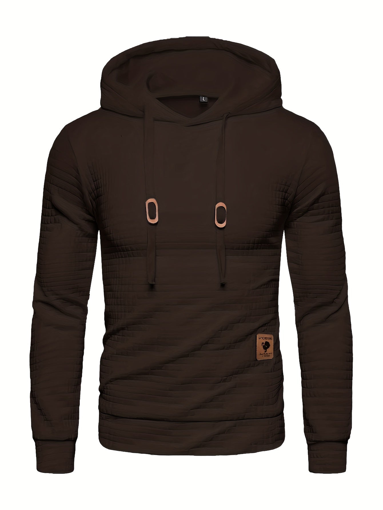 Cozy Waffle Pullover Hoodie - Soft, Breathable, Casual Sweatshirt for Men - Perfect for Spring and Fall, Great Gift Idea