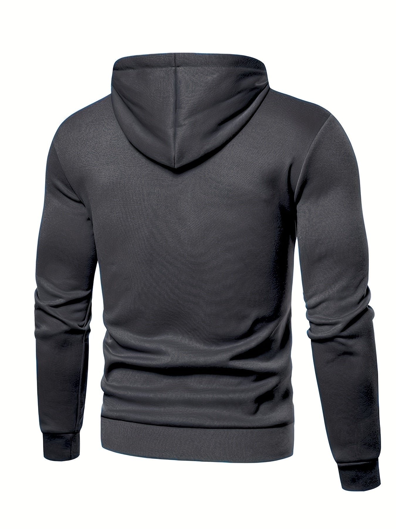 Men's Casual Long Sleeve Dot Print Hooded Jacket with Zipper for Gym Sports - Spring Fall Hoodie Coat