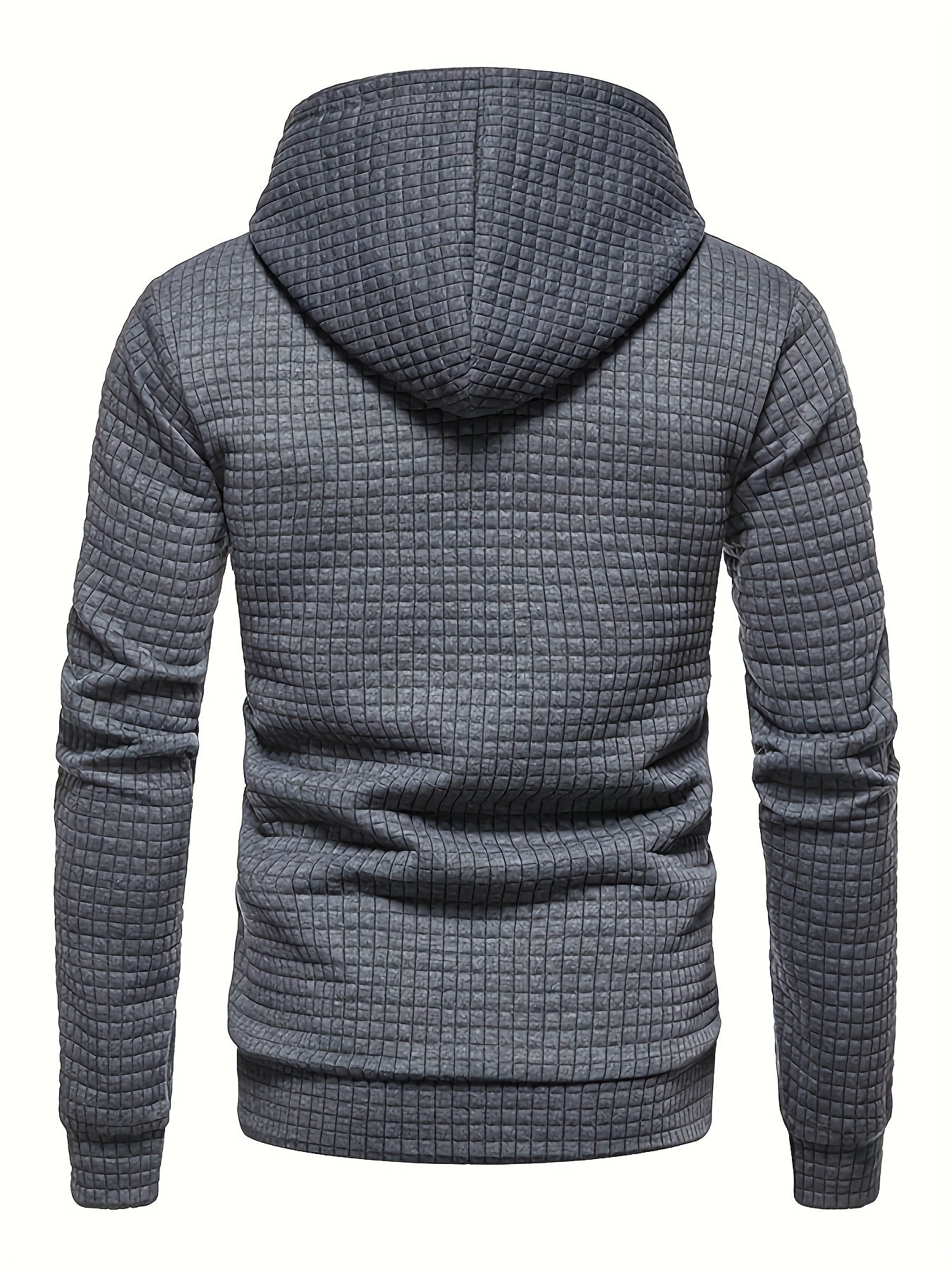 Trendy Plaid Hoodie for Men - Comfortable, Stretch Fit with Kangaroo Pocket | Durable & Easy-Care, Perfect for Fall & Winter