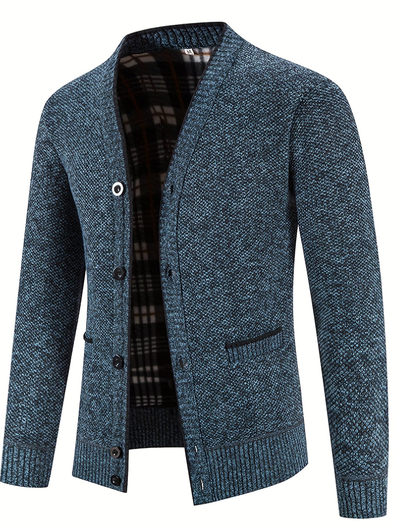 Men's Thicken Knitted Jacket Warm Comfortable Daily Casual Cardigan