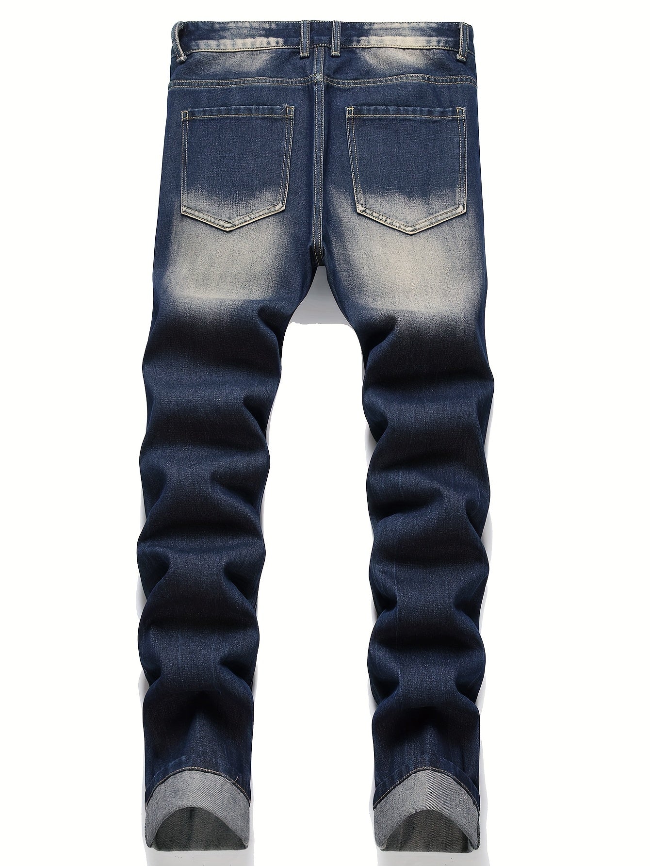 FORUWISH  -  Ripped Men's Casual Chic Retro Denim Street Style Jeans, Pants