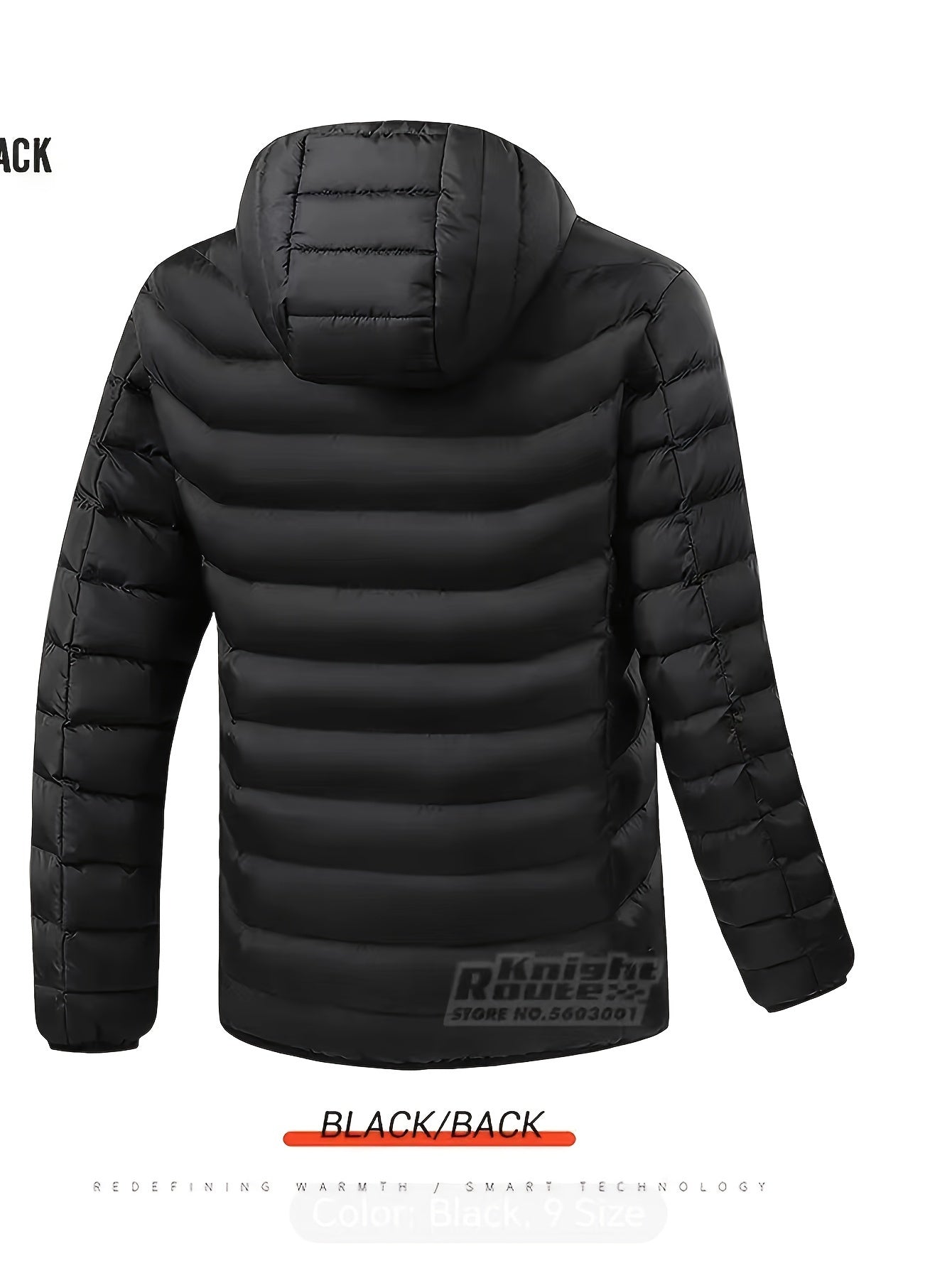 Heating Jacket Area 21 Smart Heating Jacket Charging Jacket Cold proof Whole Body Warm Winter Down Thermostatic Men's Jacket