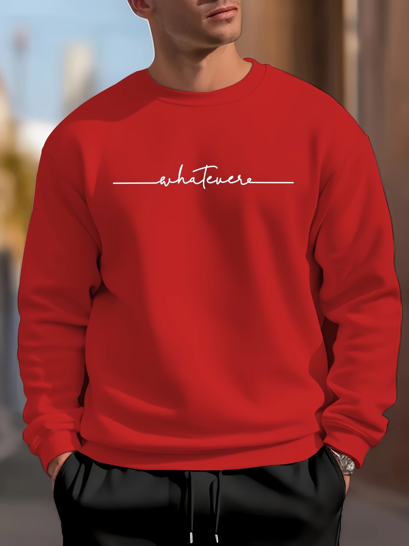 Stylish Letter Print Crew Neck Sweatshirt - Soft, Breathable, Long Sleeve, Pullover Design, Versatile Casual Top for Spring & Autumn, Outdoor Sports, Daily Wear - Comfy, Relaxed Fit, Easy Care