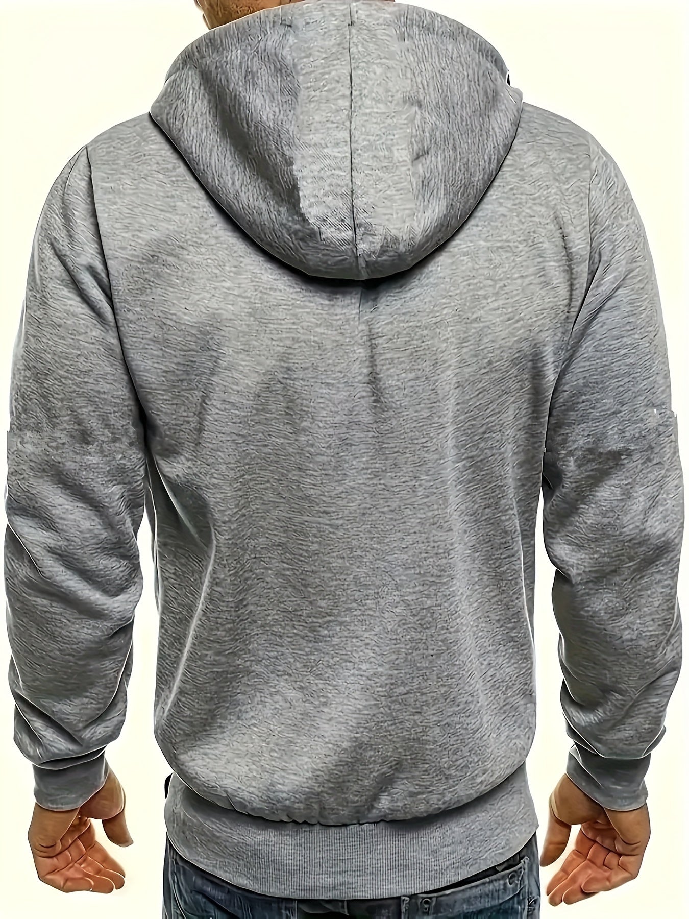 Stylish Slim Fit Hoodie - Fashion Hoodies with Long Sleeve, Lightweight, Zip Up, Kangaroo Pocket, and Comfortable Wear for Casual Occasions - Perfect for Men