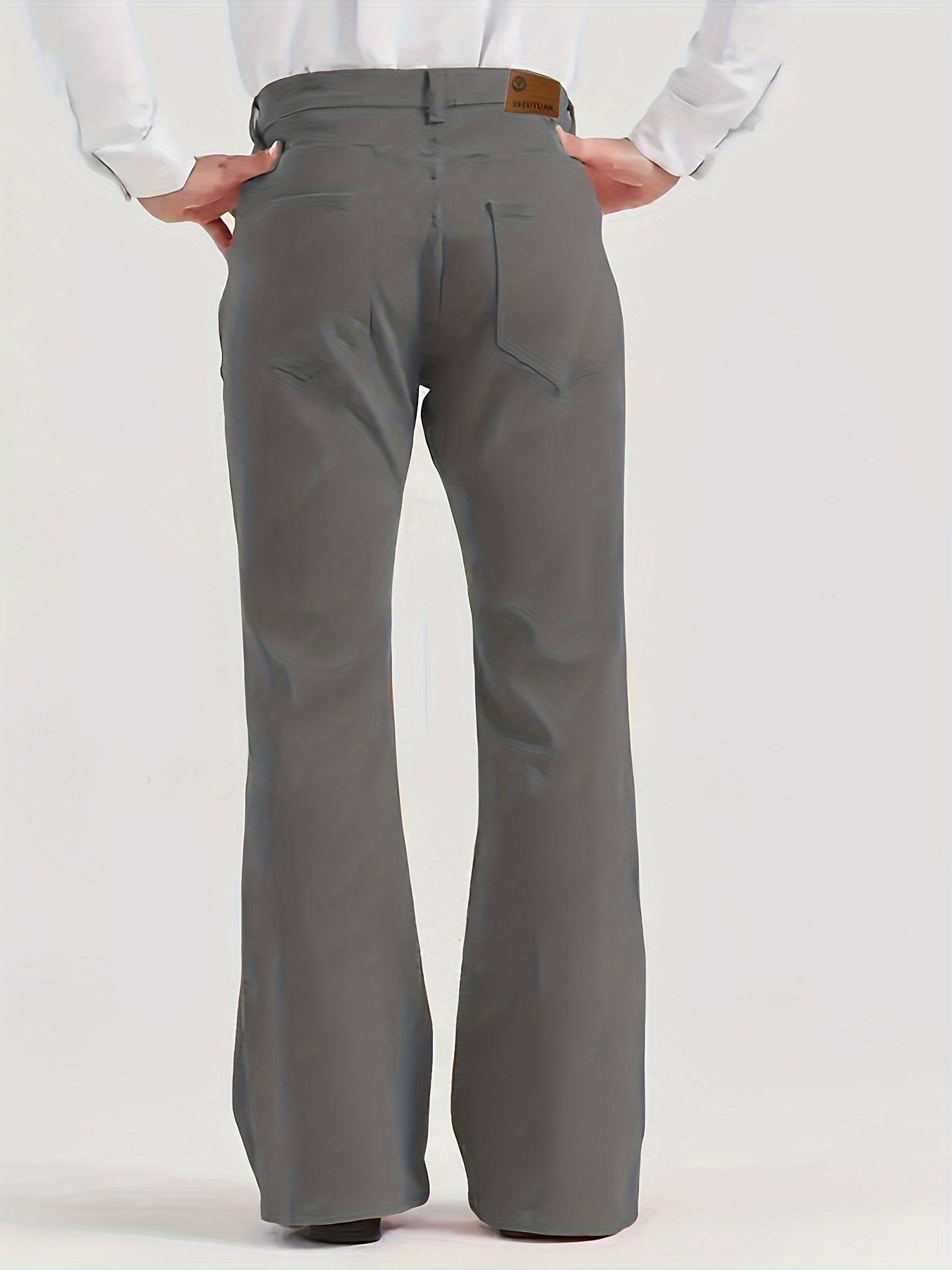 Mens Fashion-Forward Flared Denim Trousers - Street-Chic Style, Versatile All-Occasion Pants - Comfortable Casual Wear