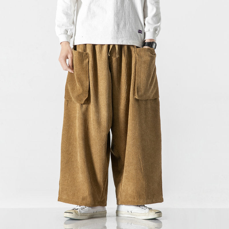 Men‘s Cargo Pants Side Pockets Men Harem Pants Streetwear Fashion Woman Jogger Sweatpants Loose Oversized Trousers 5XL