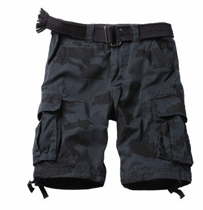 2023 summer Korean style camouflage Military cargo shorts men loose washing Multi-pocket cargo shorts for men 29-42