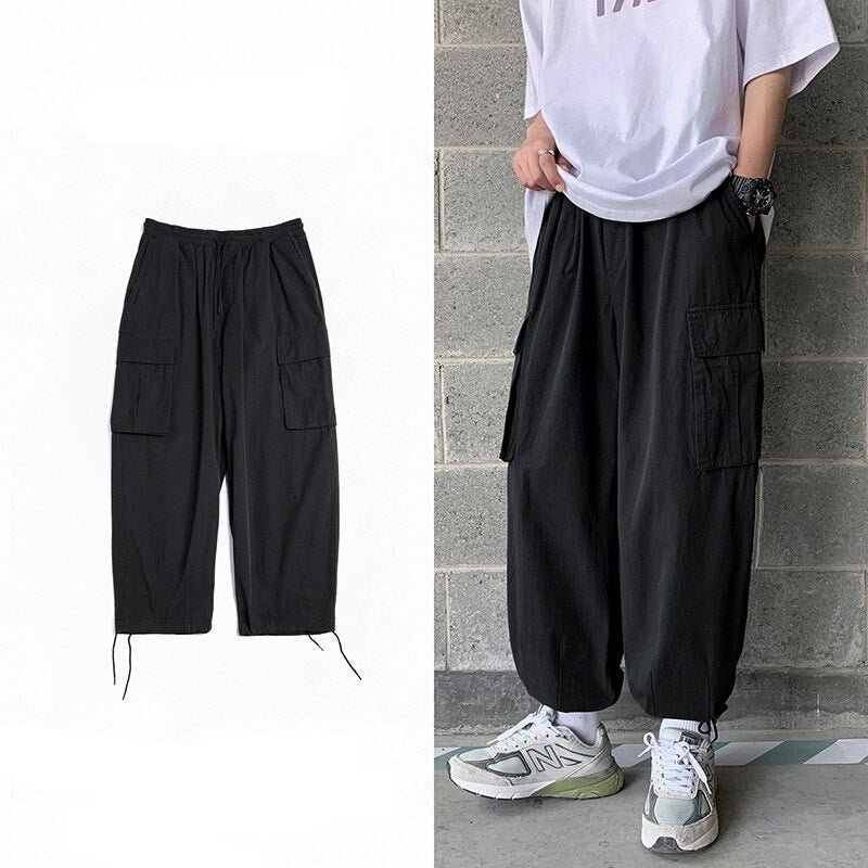 Cargo Overalls Hip Hop Trousers Hiphop Baggy Casual Pants Army Green Pants streetwear pantalon homme joggers