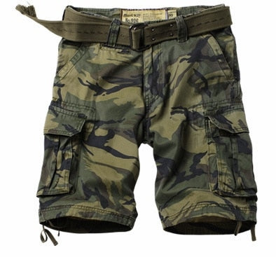 2023 summer Korean style camouflage Military cargo shorts men loose washing Multi-pocket cargo shorts for men 29-42