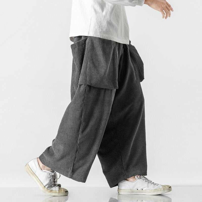 Men‘s Cargo Pants Side Pockets Men Harem Pants Streetwear Fashion Woman Jogger Sweatpants Loose Oversized Trousers 5XL