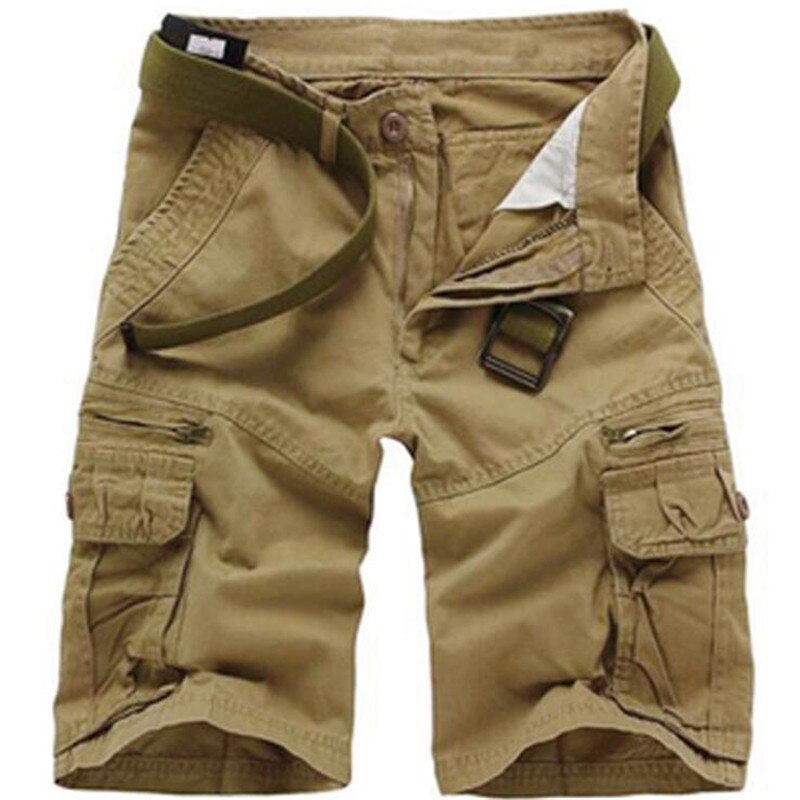 Summer Casual Shorts Men Camouflage Loose Pants Mens Military Tactical Cargo Shorts Fashion Cotton Camo Short Plus Size 28-40