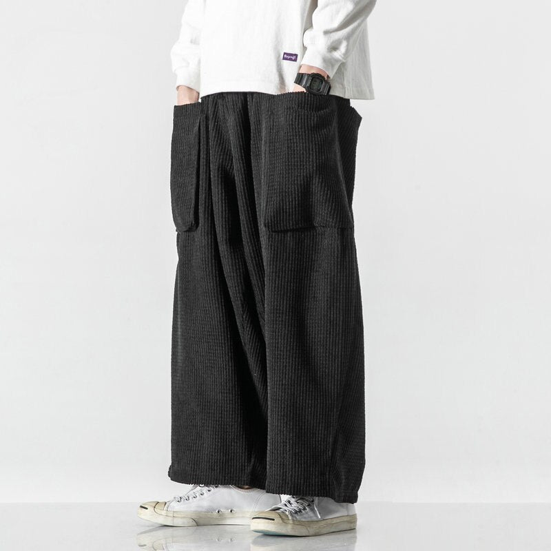 Men‘s Cargo Pants Side Pockets Men Harem Pants Streetwear Fashion Woman Jogger Sweatpants Loose Oversized Trousers 5XL