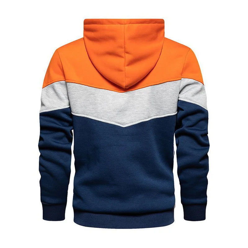 FORUWISH  -  Spring Autumn Men's Hoodies Color Striped Slim Hooded Sweatshirts Mens Coats Male Casual Sportswear Streetwear Dropshipping