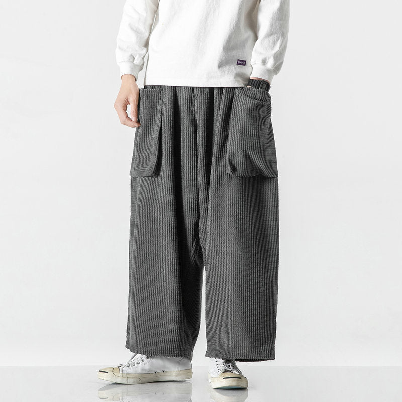 Men‘s Cargo Pants Side Pockets Men Harem Pants Streetwear Fashion Woman Jogger Sweatpants Loose Oversized Trousers 5XL