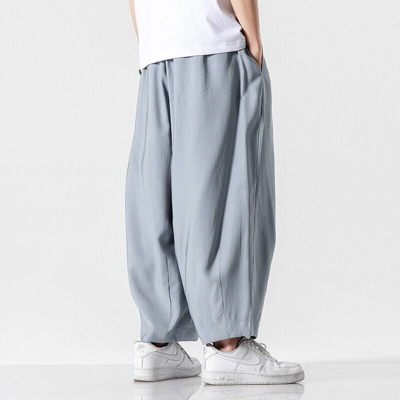 New Mens Harem Pants Harajuku Style Casual Man Trousers Kpop Cotton Jogging Pants Woman Sweatpants Streetwear Solid Color 5XL