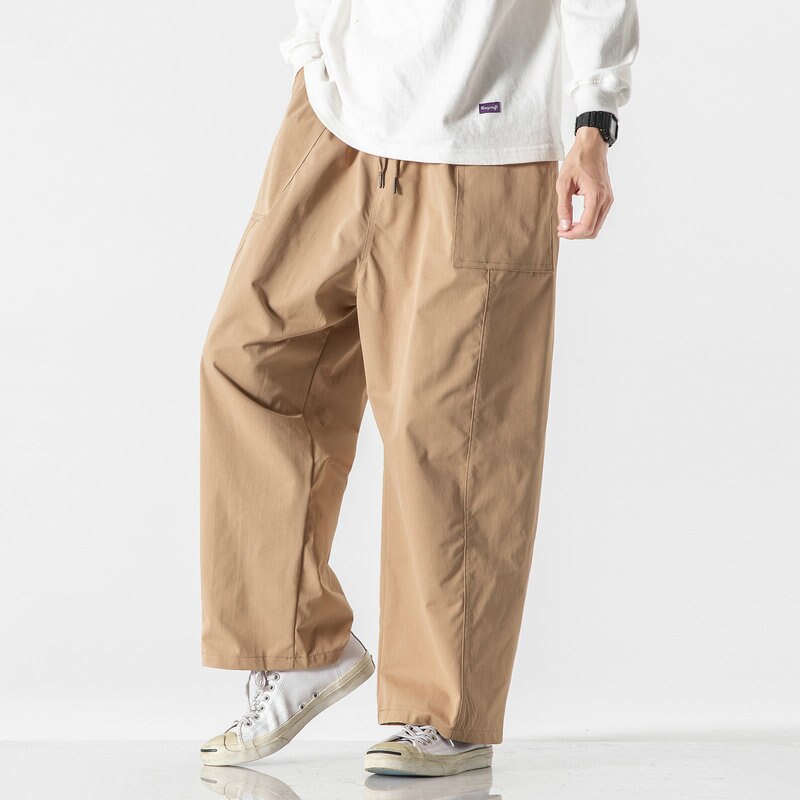 New Men’s Cargo Pants Loose Solid Color Man Jogging Sweatpants Big Size Casual Trousers Woman Streetwear Fashion Dropshipping