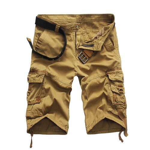 New Summer Men 100% Cotton Camouflage Cargo Shorts Man Fashion Casual Short Pants Brand  Pant DT104