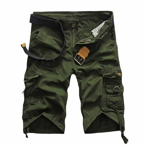 New Summer Men 100% Cotton Camouflage Cargo Shorts Man Fashion Casual Short Pants Brand  Pant DT104