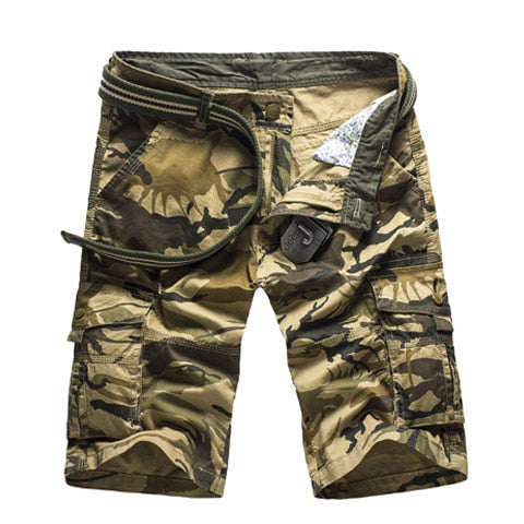 Camouflage Camo Cargo Shorts Men 2023 New Mens Casual Shorts Male Loose Work Shorts Man Military Short Pants Plus Size 29-44