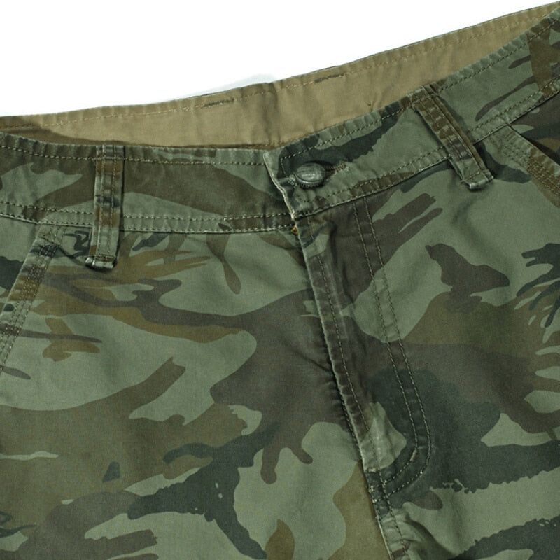 Camouflage Camo Cargo Shorts Men 2023 New Mens Casual Shorts Male Loose Work Shorts Man Military Short Pants Plus Size 29-44