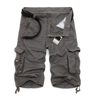 Mens Military Cargo Shorts 2023 Brand New Army Camouflage Shorts Men Cotton Loose Work Casual Short Pants Plus Size No Belt