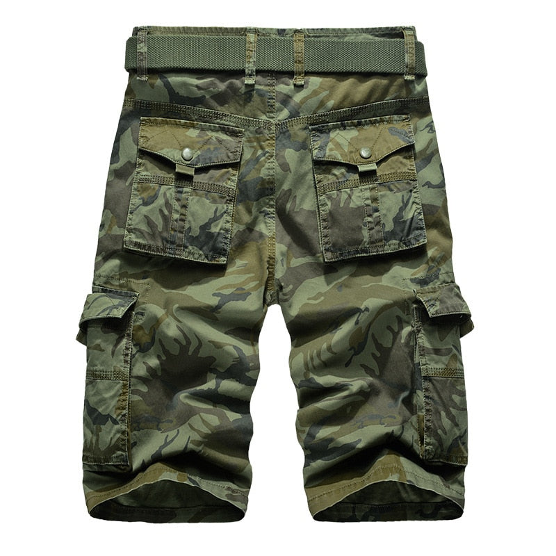 Camouflage Camo Cargo Shorts Men 2023 New Mens Casual Shorts Male Loose Work Shorts Man Military Short Pants Plus Size 29-44