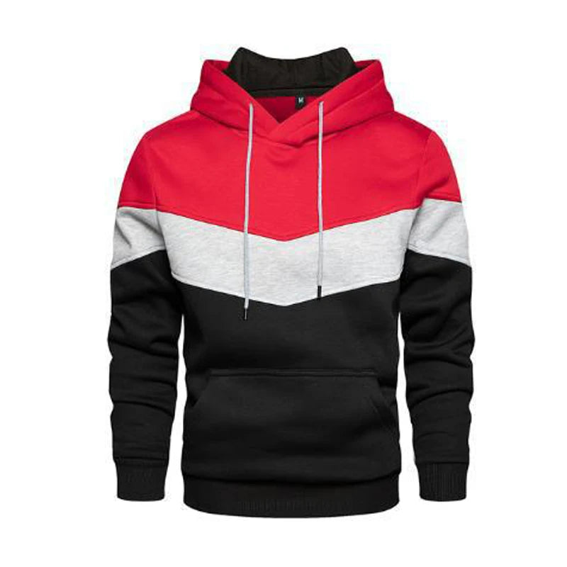 FORUWISH  -  Spring Autumn Men's Hoodies Color Striped Slim Hooded Sweatshirts Mens Coats Male Casual Sportswear Streetwear Dropshipping