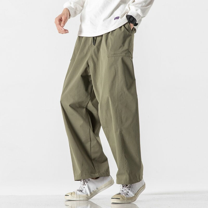 New Men’s Cargo Pants Loose Solid Color Man Jogging Sweatpants Big Size Casual Trousers Woman Streetwear Fashion Dropshipping