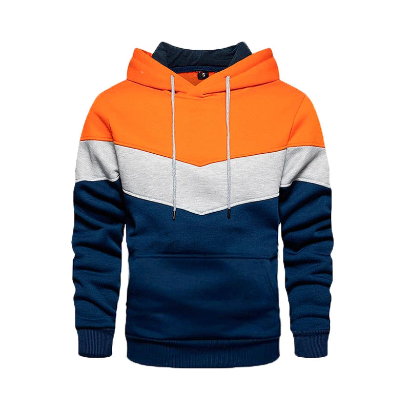 FORUWISH  -  Spring Autumn Men's Hoodies Color Striped Slim Hooded Sweatshirts Mens Coats Male Casual Sportswear Streetwear Dropshipping