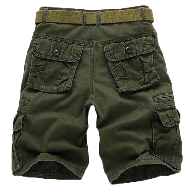 Summer Casual Shorts Men Camouflage Loose Pants Mens Military Tactical Cargo Shorts Fashion Cotton Camo Short Plus Size 28-40