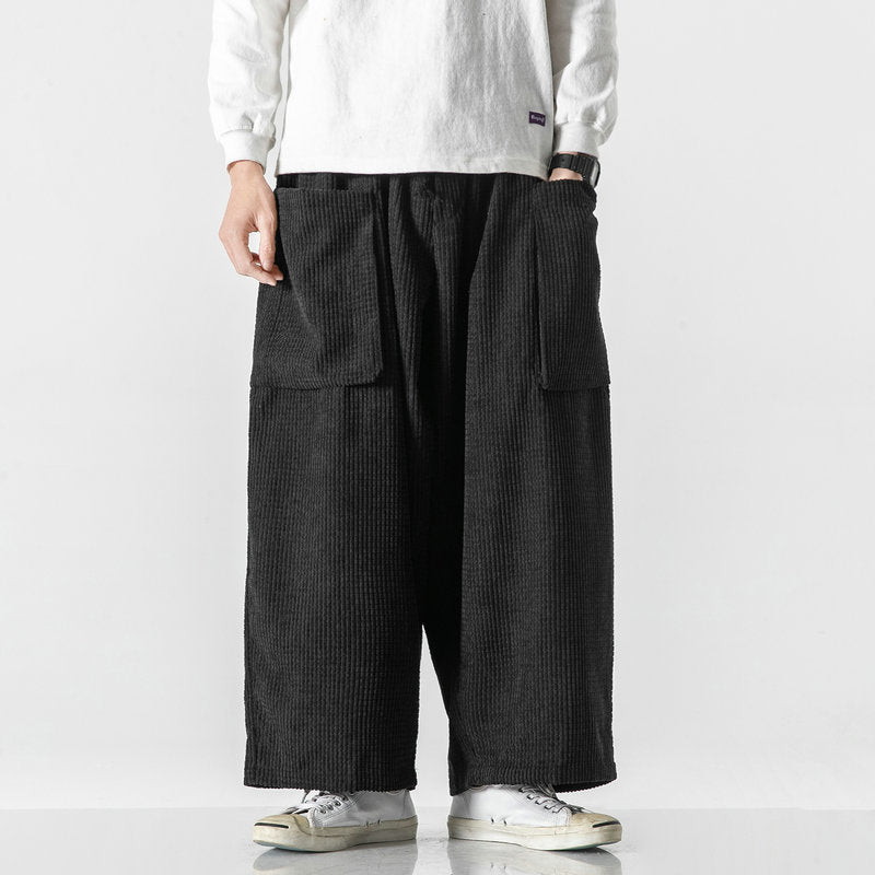 Men‘s Cargo Pants Side Pockets Men Harem Pants Streetwear Fashion Woman Jogger Sweatpants Loose Oversized Trousers 5XL