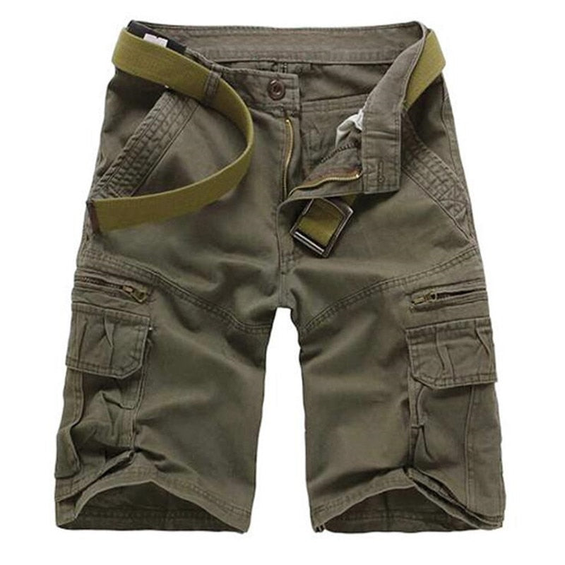 Summer Casual Shorts Men Camouflage Loose Pants Mens Military Tactical Cargo Shorts Fashion Cotton Camo Short Plus Size 28-40