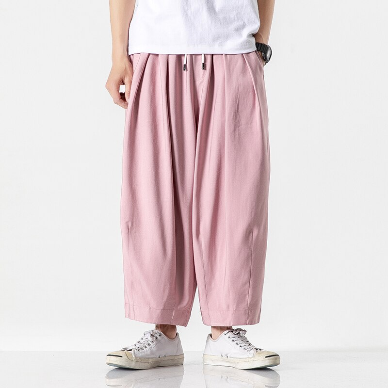 New Mens Harem Pants Harajuku Style Casual Man Trousers Kpop Cotton Jogging Pants Woman Sweatpants Streetwear Solid Color 5XL