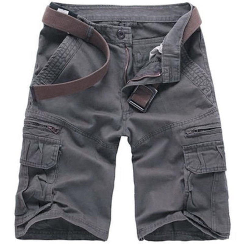 Summer Casual Shorts Men Camouflage Loose Pants Mens Military Tactical Cargo Shorts Fashion Cotton Camo Short Plus Size 28-40