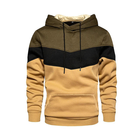 FORUWISH  -  Spring Autumn Men's Hoodies Color Striped Slim Hooded Sweatshirts Mens Coats Male Casual Sportswear Streetwear Dropshipping