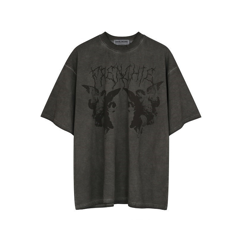 Foruwish - Men's Vintage Cherub Graphic Tee