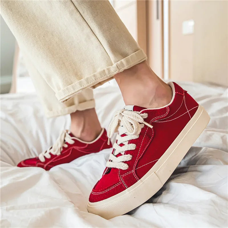 New Men's Sneakers Fashion Sneakers Men's Low Top Trend Canvas Shoes Men Street Style Casual Shoes Skateboarding Sneakers