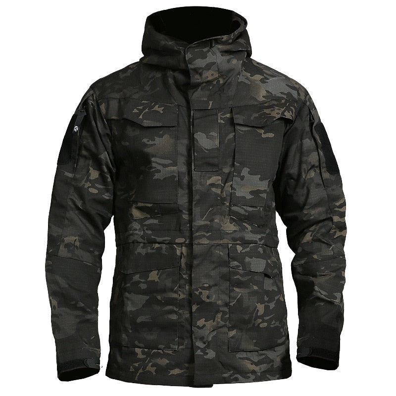 Men's Waterproof Jacket Military Tactical Windshield Autumn Army Camouflage Husband Men Windbreaker Hood Coat Bomber Male Jacket