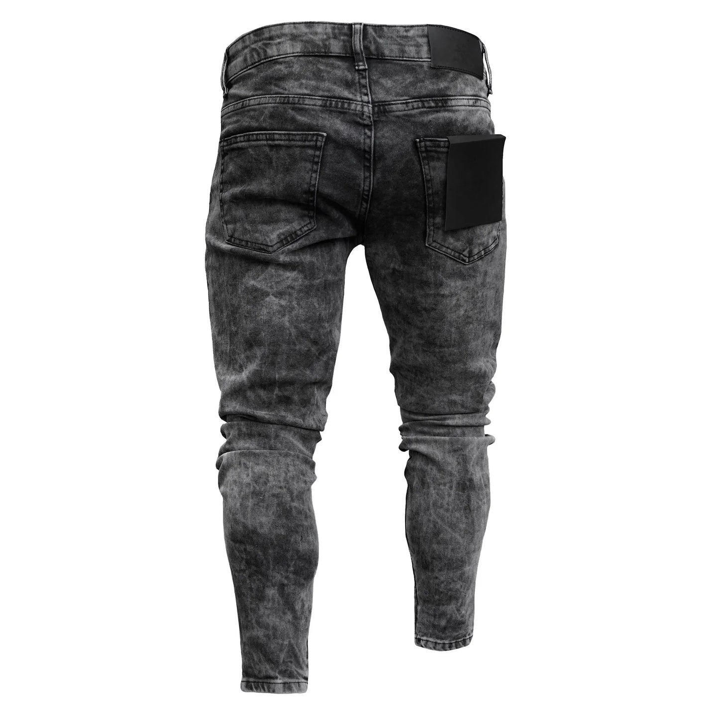 FORUWISH  -  Dropshipping Fashion Jeans Men Casual Ripped Hip Hop Pants Skinny Stretchy Jean For Male Distressed Denim Trousers Streetwear