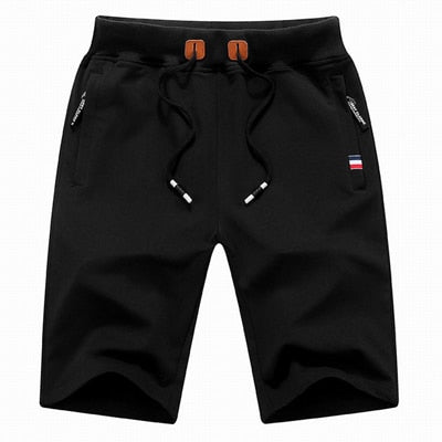 2023 New Men's Shorts Summer Breeches Cotton Casual Sweat Bermudas Men Black Homme Classic Brand Clothing Beach Shorts Male