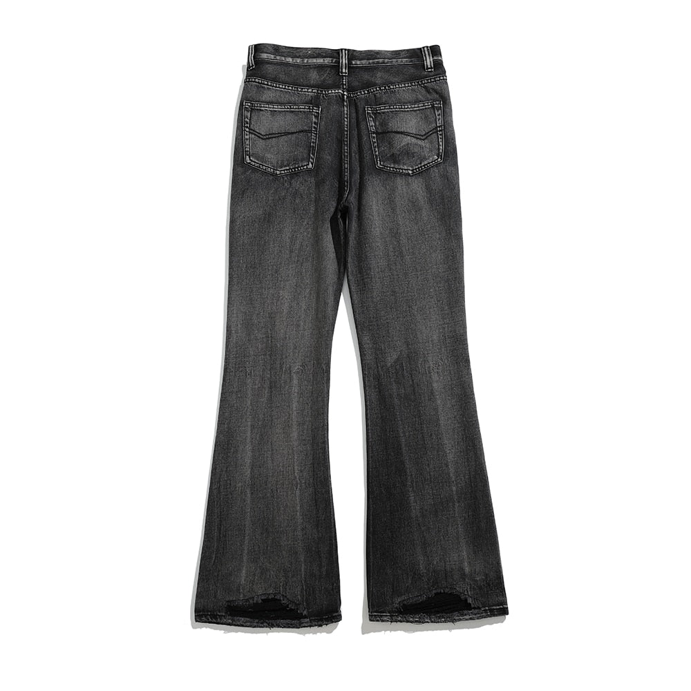 Washed Vintage Straight Wide Leg Denim Pants Men and Women High Street Baggy Casual Flare Jeans Pants  Y2K Oversized