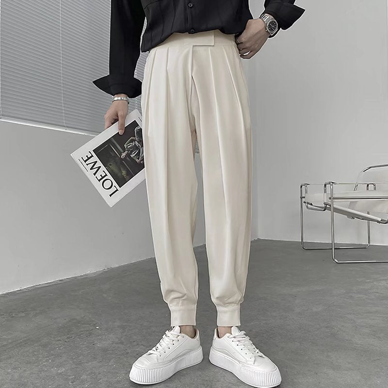 Men Pants Streetwear Joggers Casual Harem Trousers Harajuku Korean Tapered Male Blazer Pants  High Streetwear Japanese